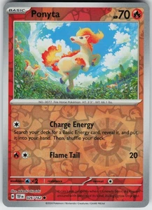 Pokemon Ponyta 026/162 SV05: Temporal Forces NM Reverse Holo card - Picture 1 of 2