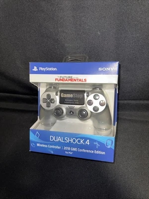 Gamestop PS4 2018 GME Conference Limited Edition Controller Silver SEALED - Image 1 of 4