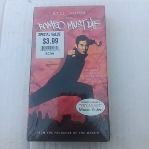 BRAND NEW Romeo Must Die (VHS; 2000) Jet Li RARE Sealed OOP Watermark - Picture 1 of 4