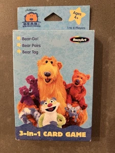 RARE Vtg Jim Henson's Bear In The Big Blue House Card Game Bear-Go! By Rose Art - Picture 1 of 14