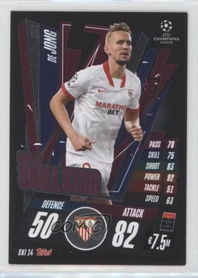 2020-21 Topps Match Attax UCL Extra Super Skill Stars Luuk de Jong #SKI14 - Image 1 of 2