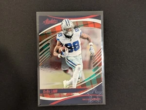 Panini Absolute CEEDEE LAMB #29 2025 rojo y verde Dallas Cowboys - Imagen 1 de 2