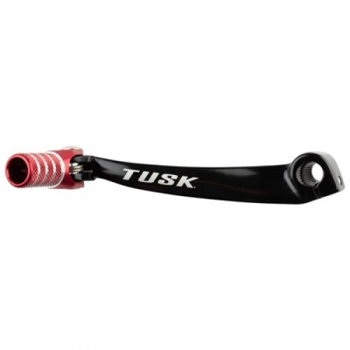 Palanca de cambios plegable Tusk punta negra/roja L26-112R HONDA CRF150R CRF250L CRF300L Foto 1 de 1