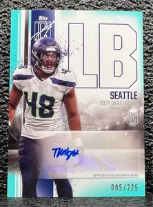 2024 Topps Signature Class Aqua Rookies Class II Auto RCA-TK Tyrice Knight 5/225 - Picture 1 of 2