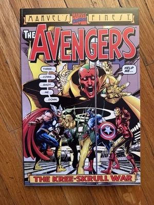 AVENGERS KREE-SKRULL WAR TP TPB новая обложка Нила Адамса! Рой Томас 1-е издание почти как новое - Изображение 1 из 4