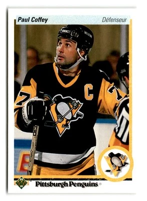 1990-91 Paul Coffey Upper Deck French - Pittsburgh Penguins - Image 1 of 2