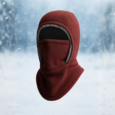 Invierno Pullover Sombrero Máscara Facial Completa A Prueba de Viento Pasamontañas Capucha Cálido Gorro Térmico Foto 1 de 4