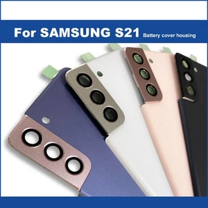 Battery Housing Cover For Samsung Galaxy S21 G990 Back Glass with Camera Lens HU - Bild 1 von 10