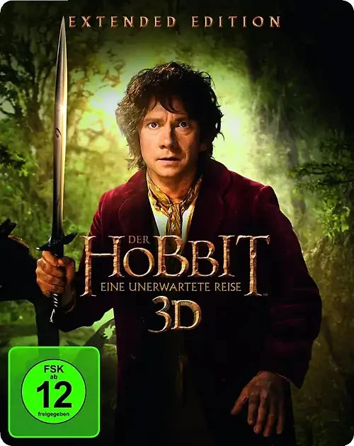 Der Hobbit: Eine unerwartete Reise 3D [5 Discs, Extended Edition, inkl. Steelboo - Bild 1 von 1