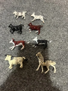 Lot Of 8 Mini 2" Horse Farm Animals  - Picture 1 of 7