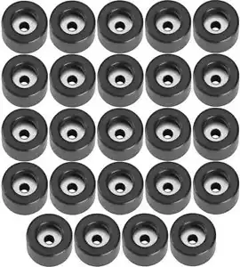 24 Gummifüße Ø 25x15 Lautsprecherfüße Gummifuß Boxenfüße Gehäusefuß Boxenfuß Fuß - Bild 1 von 4