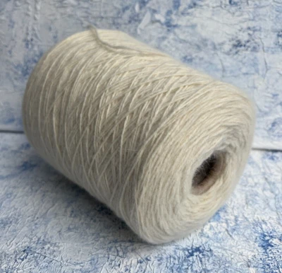 Angora Rabbit bland yarn on cone 55/35/10% Merino/Angora/PA, per 100g (3.52oz) - Image 1 of 4