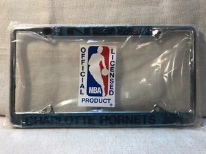 Charlotte Hornets Official Licensed Basketball NBA Metal License Plate Frame New - Bild 1 von 2