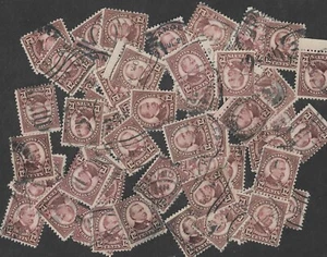 Estampillas postales para manualidades: Grover Cleveland 12c de 1920; púrpura; 50 piezas - Imagen 1 de 1