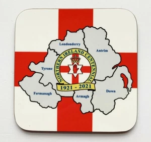 Northern Ireland Centennial Coaster 1921-2021 - Picture 1 of 4