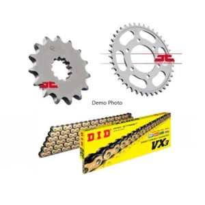FITS HONDA CBR500 2013 -20 JT / DID VX GOLD HEAVY DUTY X-RING SPROCKET CHAIN KIT - Picture 1 of 2