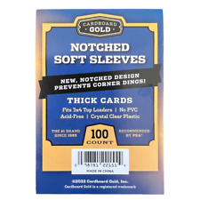2000 CBG Premium Easy Glide Notched Easy Load THICK Card Soft Sleeves 🔥 🔥
