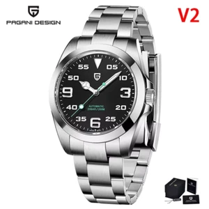 PD-1692 Men Mechanical Wristwatches Luxury Sapphire Glass AR Coated Automatic Wa - Picture 1 of 11