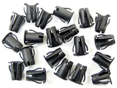 Clips de barril Datsun - Se adapta a orificio de 5/32" - Perno de 1/8" - Borde de emblema, etc. - 20 clips - #018 Foto 1 de 4