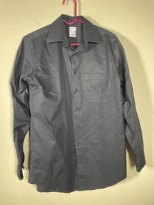 Pronto Uomo Herren LS schwarz Hemd mit Knopfleiste 14,5-32/33 bügelfrei Business - Bild 1 von 3