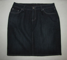 Womens Jag Jeans Curvy Fit Denim Jean Skirt. Size 20W Blue. 23 1/2" Length.