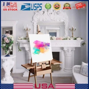 O# Beech Multifunctional Easel Dual-Purpose Oil Painting Stand Drawing Board Eas - Picture 1 of 9