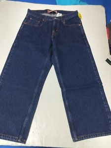 NEW Levi's 569 jeans boys sz 9 Husky dark blue Levi's Loose fit straight 29 x 25 - Picture 1 of 2