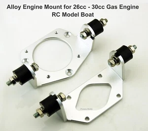 Aluminum Engine Mount for Zenoah 26cc 29cc 30CC Gas Marine Engine RC Model Boat - Picture 1 of 13
