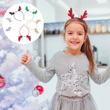 5pcs Christmas Hair Hoop Headpiece Hair Clasp for Girls Ladies Party