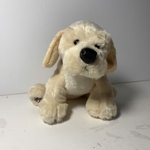 Ganz Webkinz 12" YELLOW LAB Puppy HM153 Plush Labrador Stuffed Animal No Code