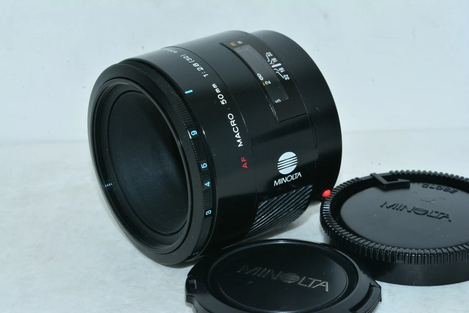 Konica minolta AF 50mm f/2.8 macro sony Alpha lens from JAPAN  - Image 1 of 4