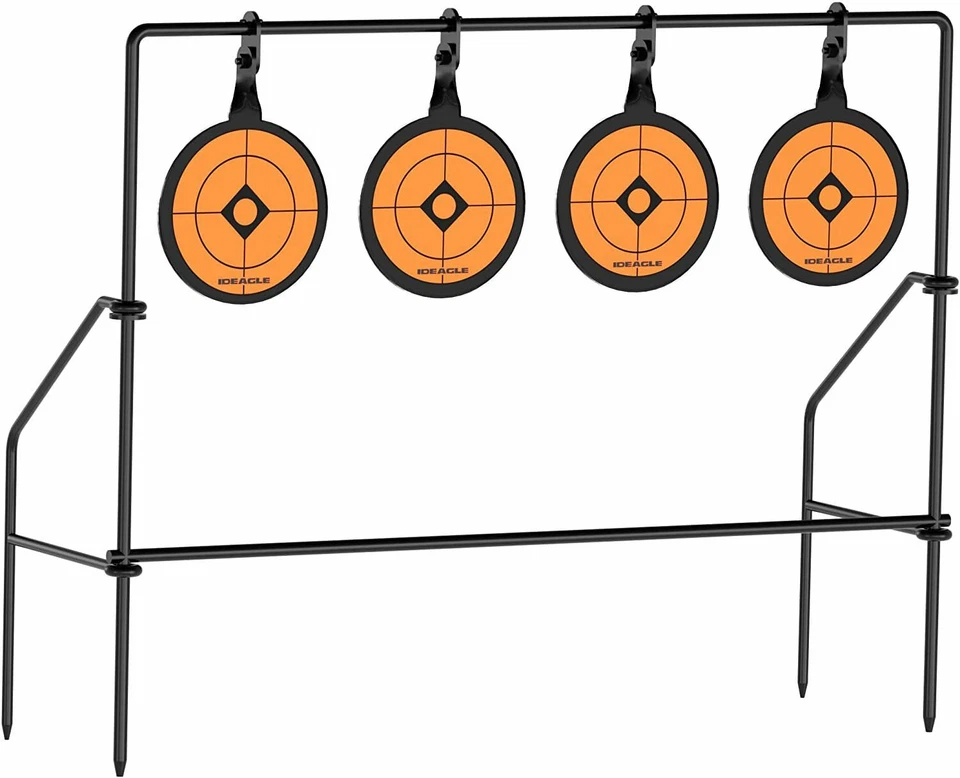 Air Gun Pellet BB Gun Targets, Metal Spinning Target Rated for .177 to .20 Cal - Image 1 of 4