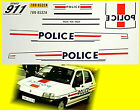 Renault Clio S Police France 1995 - 1:43 Autocollant Décalcomanie