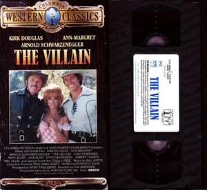 The Villain (VHS, 1992) Kirk Douglas, Ann Margret FREE SHIPPING! - Imagen 1 de 1