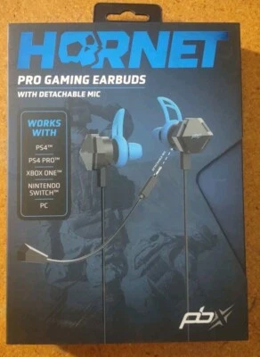 Auriculares para juegos Hornet Pro con micrófono desmontable nuevos color azul nuevos en caja Foto 1 de 4