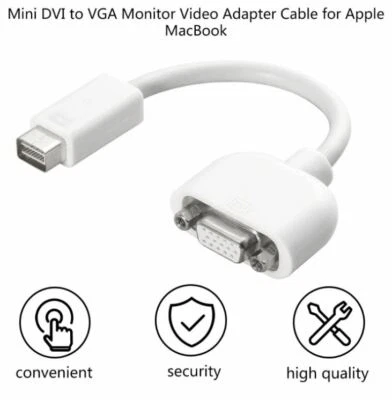 Mini DVI vers VGA moniteur vidéo câble adaptateur pour MacBook adaptateur ** - Photo 1/2
