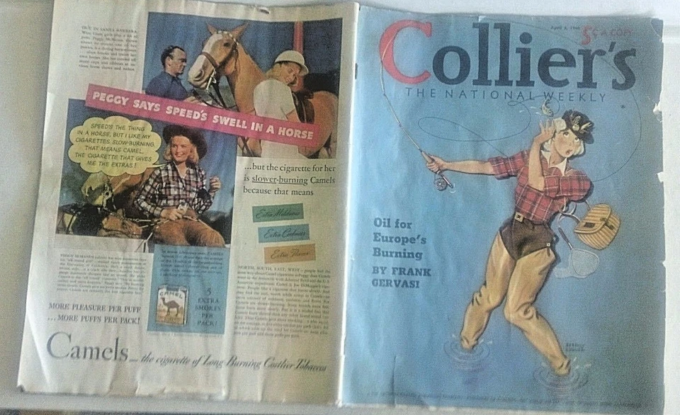 Collier’s Magazine, The National Weekly, April 6, 1940 - Image 1 of 4