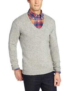 GANT Antracit Melange Men's The Vee Sweater 85611 Size M $145 NWT - Picture 1 of 3