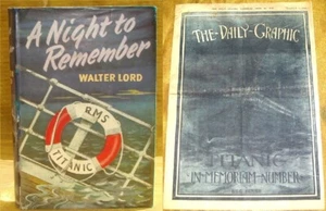 Walter Lord - A Night To Remember - 1st/1st 1956 with Bonus Newspaper from 1912 - Picture 1 of 16