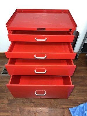 Carro de herramientas/anestesia de emergencia Harloff, gabinete, cuatro cajones Foto 1 de 4