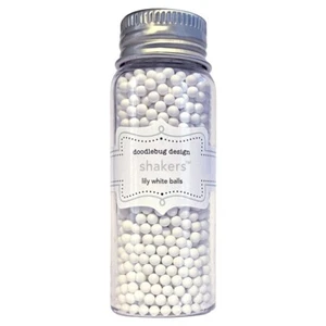 Doodlebug ~ SHAKERS ~ Lily White Balls - Picture 1 of 1