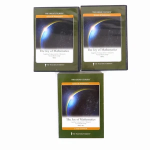 Great Courses: The Joy of Mathematics 4-DVDs & guidebook Mudd College - Picture 1 of 5
