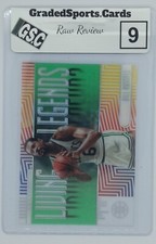 2019-20 Panini Illusions Living Legends Green Bill Russell #8, Raw Review GSC 9