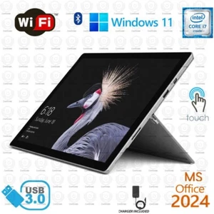Microsoft Surface Pro 5 12.3" Core i7-7660U 512GB SSD 16GB Win11 Office2024 - Picture 1 of 6