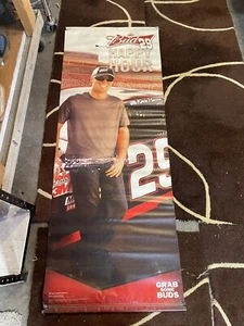 Vintage NASCAR Kevin Harvick Budweiser Banner - Picture 1 of 4