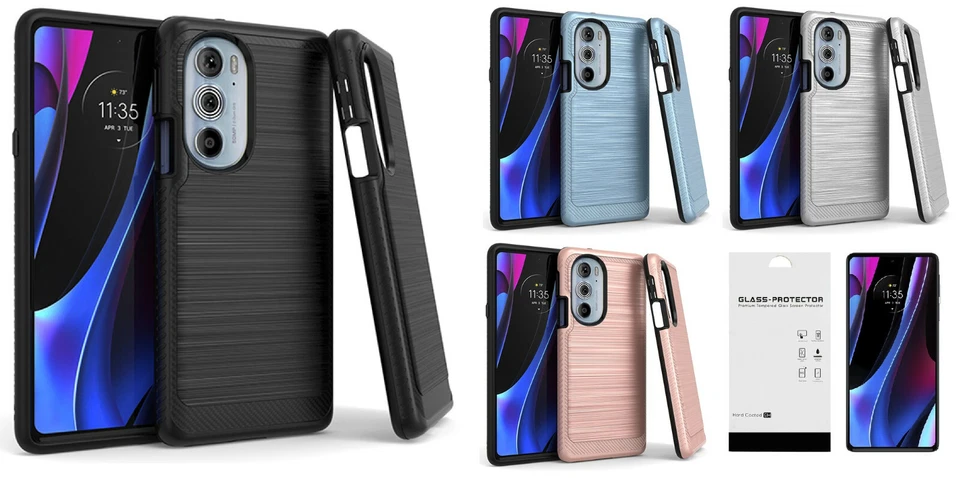 Funda Forro PARA Motorola Verizon Edge+ Plus 5G UW 2022 + Cristal Templado Foto 1 de 1