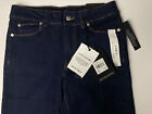 Tahari Denim Roll Cuff Skinny Jeans Blue Night Sky Jamie Rayon Size 8/29