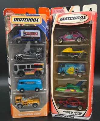 Matchbox Gift Lot set of 2 - 10 Cars Total 1 Vintage 1 Modern - Image 1 of 4