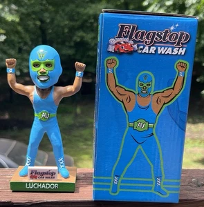 Ardillas Luchador Richmond Flying Squirrels Wrestler Bobblehead|Flagstop Carwash - Picture 1 of 24