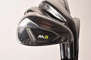 BRAND NEW TAYLORMADE M2 IRONS 5-PW 6 IRONS STIFF FLEX STEEL RIGHT HAND - Picture 1 of 5